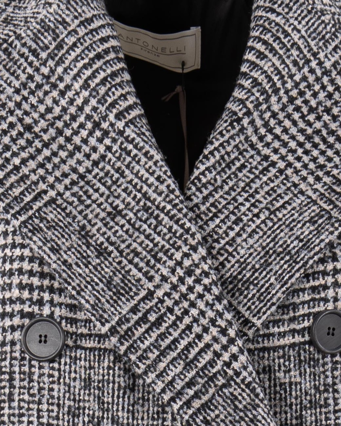 shop ANTONELLI  Cappotto: Antonelli cappotto "Gin Tropical".
Doppiopetto.
Colletto con reverse.
Maniche lunghe.
Motivo a quadri.
Composizione: 65% Poliestere, 20% Lana, 14% Acrilica, 1% altre fibre.
Made in Italy.. GIN TROPICAL P7093 888C-919 number 5095762
